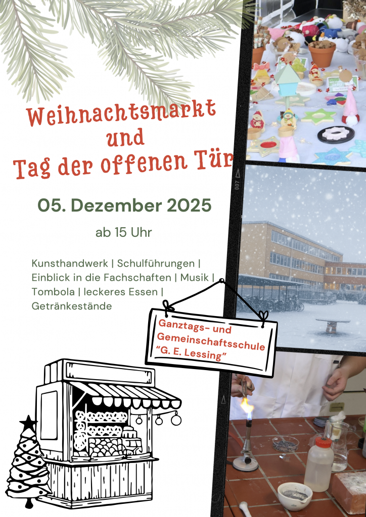 Flyer Weihnachtsmarkt und TdoT
